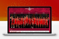 篮球运动网页制作 NBA火箭队网页设计